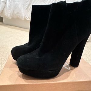 Michael kors suede ankle boots
